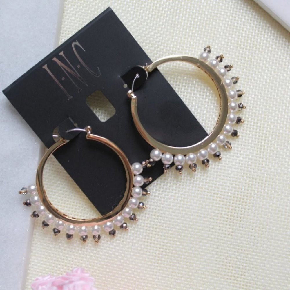 I.N.C. Gold-Tone Hoop Earrings, vintage, gifts